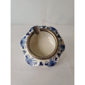Delfts Holland  Ashtray, Vintage Hand Signed VK  285    3 1/2 inch  small chip